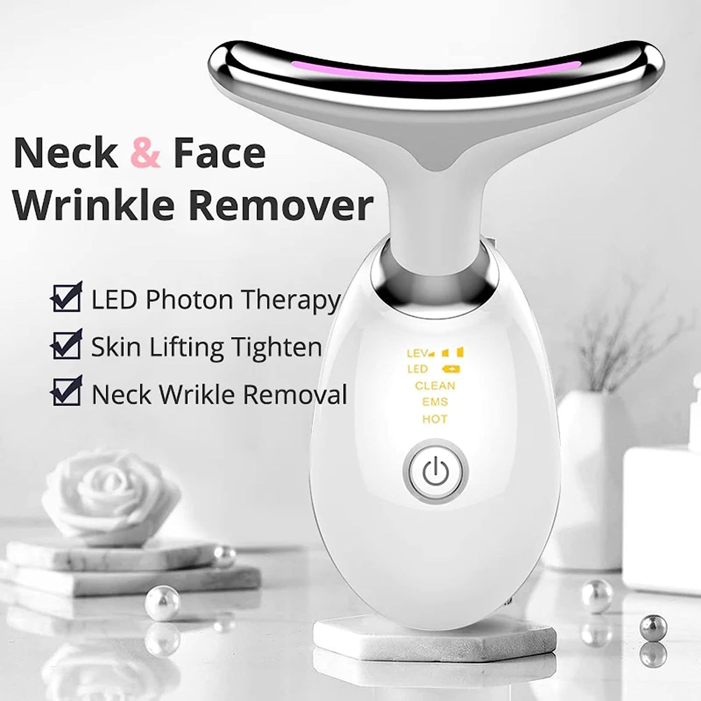 Face Machine Neck Lifting Beauty Device Anti Wrinkle Facial Massager Skin Rejuvenation Thin Double Chin